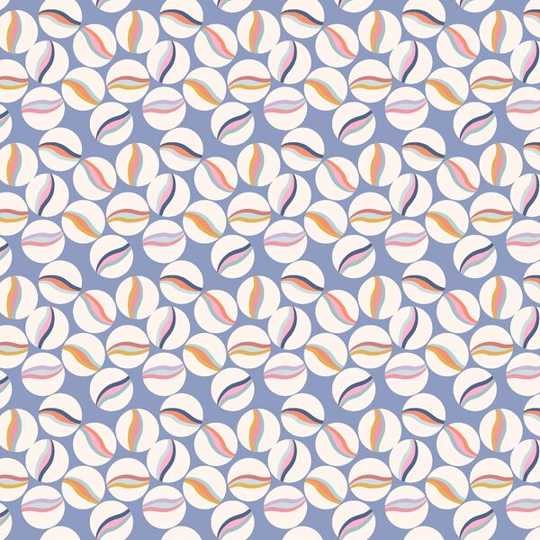 Marbles in Periwinkle