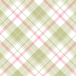 Twill Plaid in Easter Grass