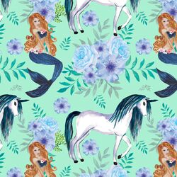 Fantastical Blossom in Minty