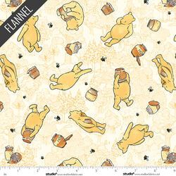 Bears Flannel in Yellow