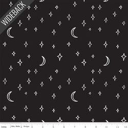 Stars and Moons Wideback in Black