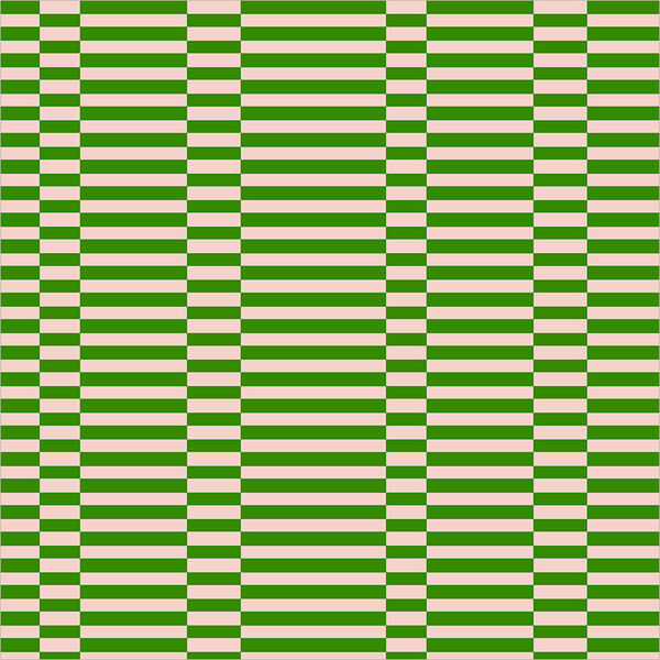 Broken Stripe in Grass Green
