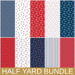 Seasonal Basics Half Yard Bundle in Americana