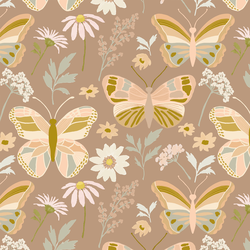 Butterfly Garden in Toasted Almond