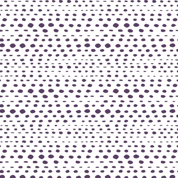 Little Skipping Stones in Aubergine on White