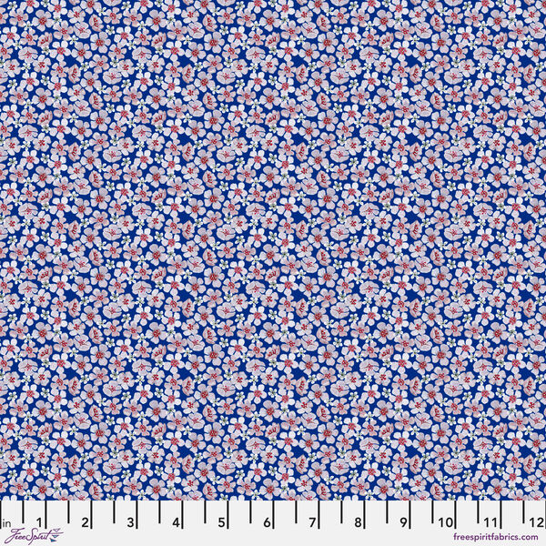 Cherry Blossoms in Blue