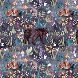 Lupine Forest in Deep Violet