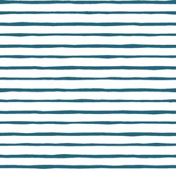 Artisan Stripe in Topaz on White