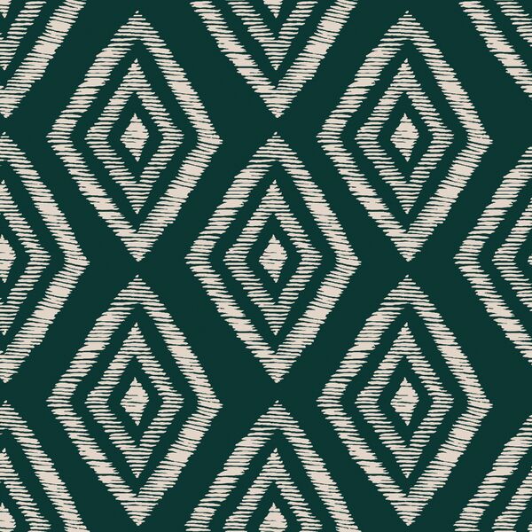Large Ikat Diamonds in Verdant