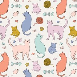 Cat Sketches in Sherbet