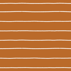 Stripe in Sienna Orange