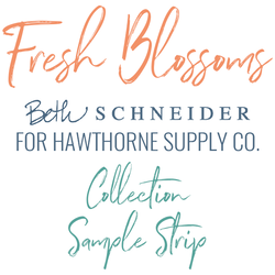 Fresh Blossoms Sample Strip