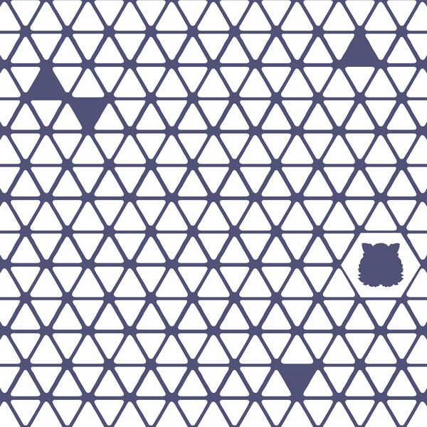 Tiger Mosaic in Indigo