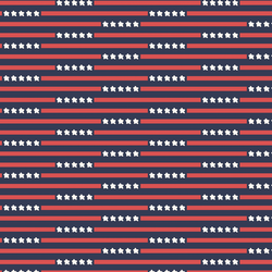 Star Spangled Stripes in Ink Blue