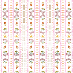 Floral Lineup in White