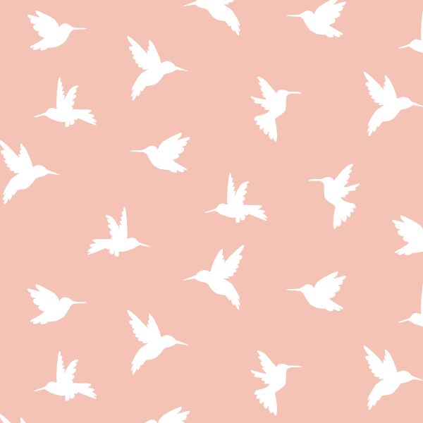 Hummingbird Silhouette in Petal