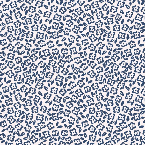Valentine Blossoms in Navy