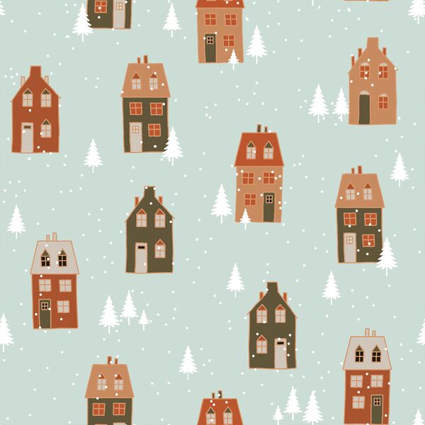 Christmas Village in Mint