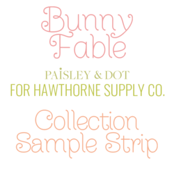 Bunny Fable Sample Strip