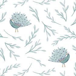 Large Peacock in Celadon