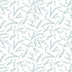 Ornamental in Celadon on White