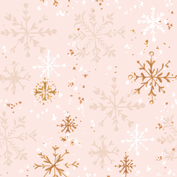Snowflakes in Blush