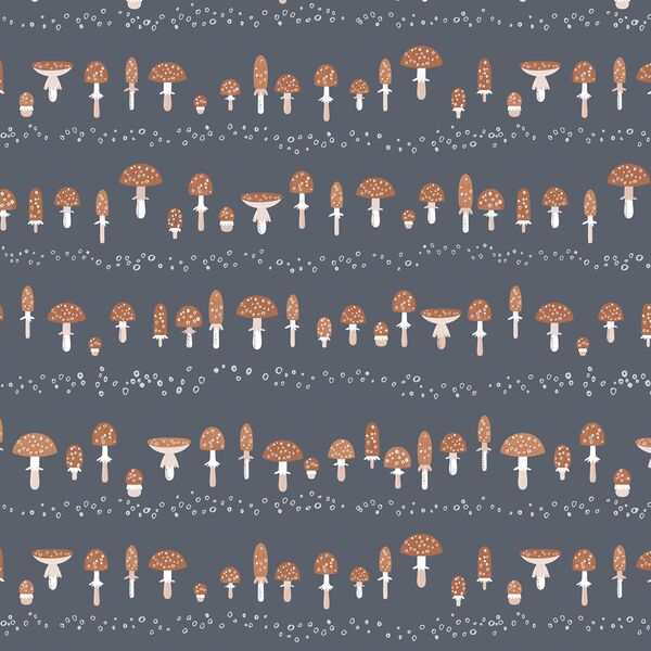 Mushrooms in Bluestone
