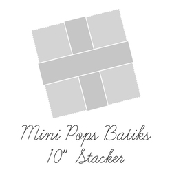 Expressions Batiks Basics 10" Square Pack in Mini Pops Contemporary