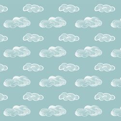 Clouds in Aqua Sky
