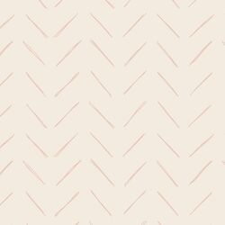Chevron in Ballet Pink on Egret