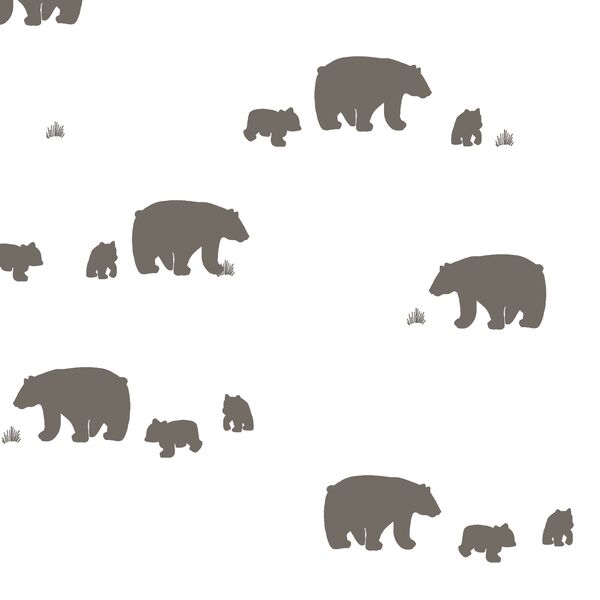 Bear Silhouette in Stone