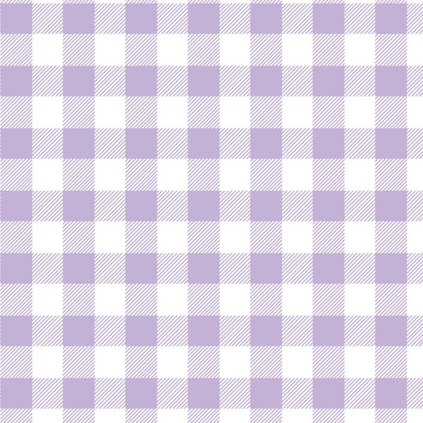 Medium Buffalo Plaid in Lilac