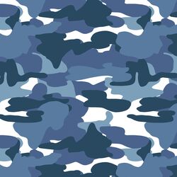 Modern Camo in Navy Blue