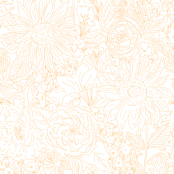 Paperie in Bright Tangerine on White