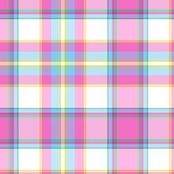 Sunny Tulips Plaid in Garden