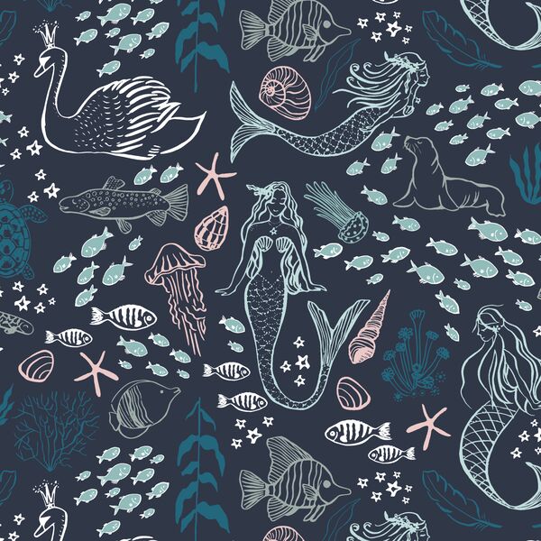 Magical Ocean in Deep Blue Sea