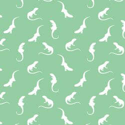 Iguana Silhouette in Sprout