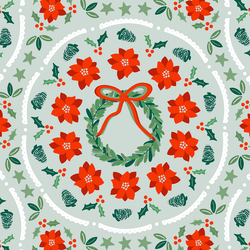 Garden Noel in Soft Evergreen