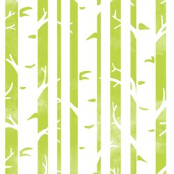Big Birches in Lime
