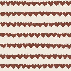 Heart Strings in Rich Brown on Egret