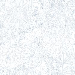 Paperie in Periwinkle on White