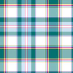 Blooming Tulips Plaid in Spring