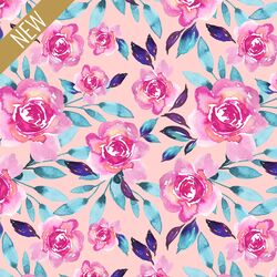 Alice Floral in Rose Pink
