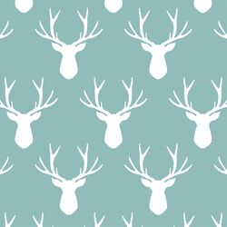 Stag Silhouette in Pool
