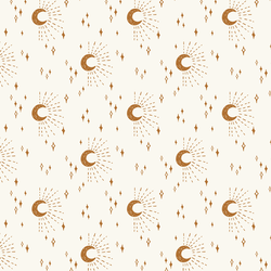 Moon Craft in Gold on Alabaster