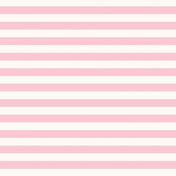 Spooky Stripe in Bubblegum Cream
