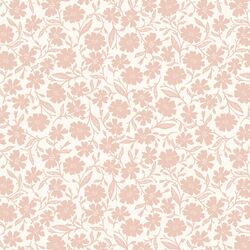 Sweet Blooms in Tissue Pink on Ivory