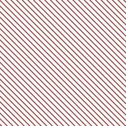 Wintertide Stripe in Holly Berry on White