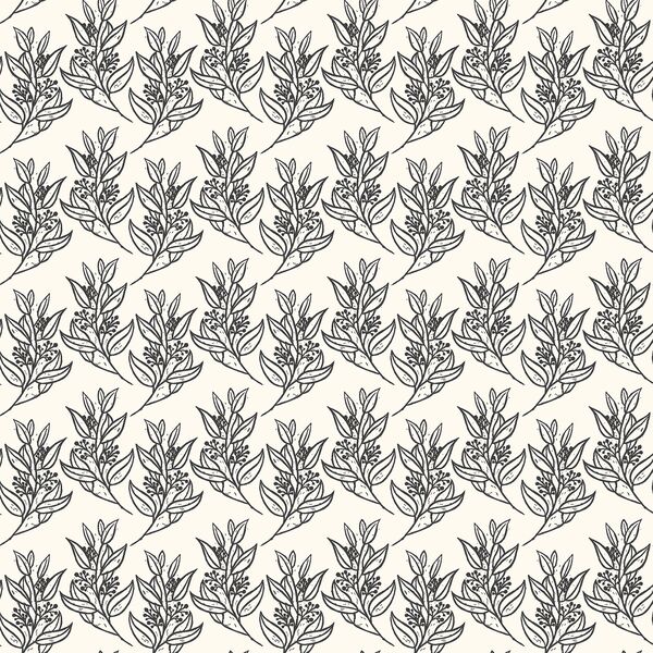 Little Falling Foliage in Ivory