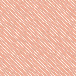 Wonderland Stripe in Mushroom Pink